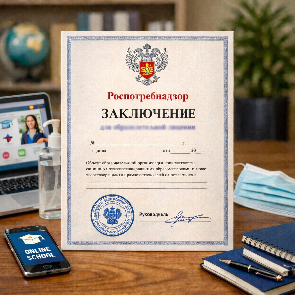 Заключение Роспотребнадзора для образовательной лицензии