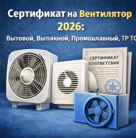 Сертификат на Вентилятор 2026: Бытовой, Вытяжной, Промышленный, ТР ТС