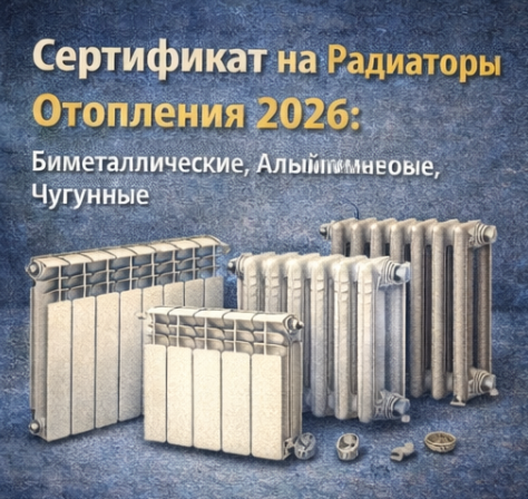Сертификат на Радиаторы Отопления 2026: Биметаллические, Алюминиевые, Чугунные