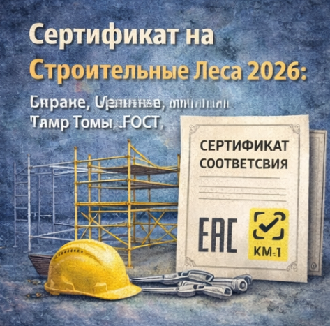 Сертификат на Строительные Леса 2026: Рамные, Клиновые, Хомутовые, ГОСТ