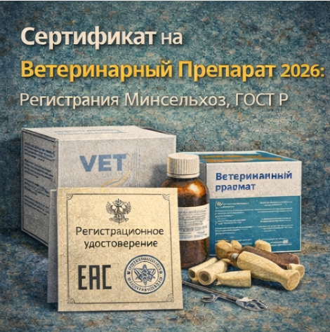 Сертификат на Ветеринарный Препарат 2026: Регистрация Минсельхоз, ГОСТ Р