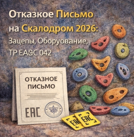 Отказное Письмо на Скалодром 2026: Зацепы, Оборудование, ТР ЕАЭС 042