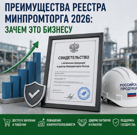 Преимущества реестра Минпромторга 2026: зачем это бизнесу