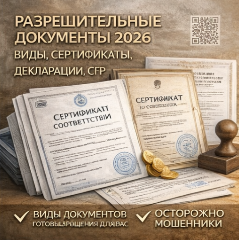Разрешительные документы 2026: Виды, Сертификаты, Декларации, СГР