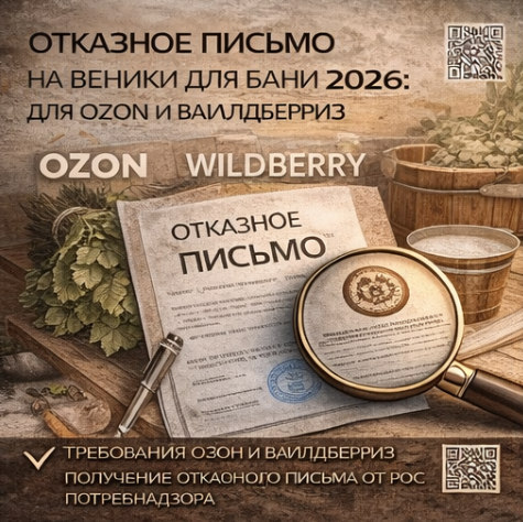 Отказное Письмо на Веники для Бани 2026: Для Озон и Вайллдберриз