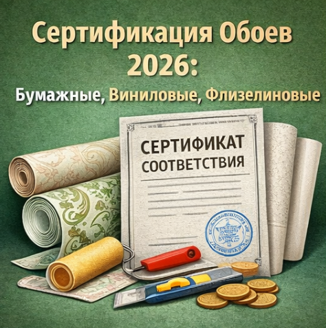 Сертификация Обоев 2026: Бумажные, Виниловые, Флизелиновые, ГОСТ Р